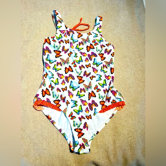 Point conception one piece swimming suit Sz 16 - Picture 2 of 10